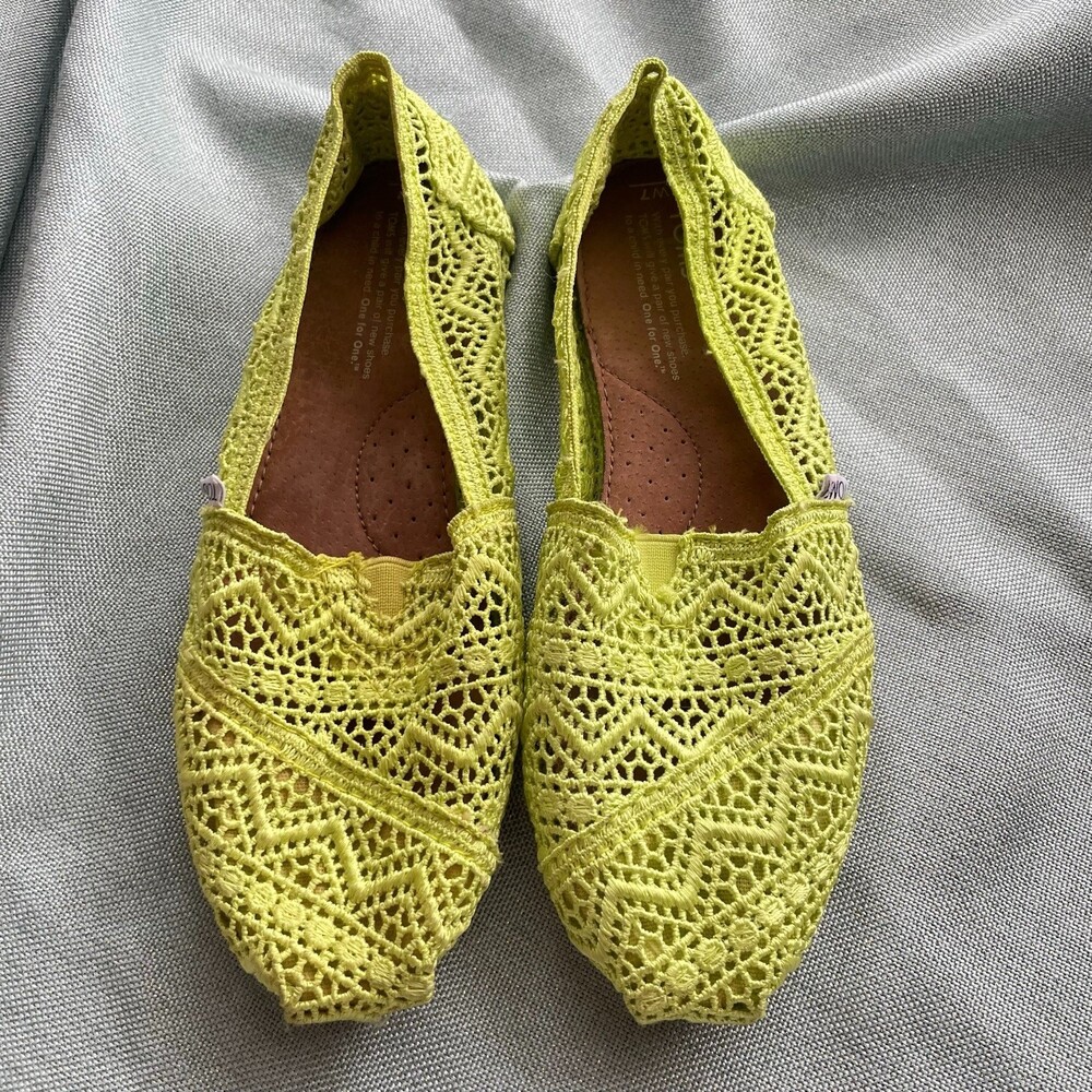 Neon Crochet Toms